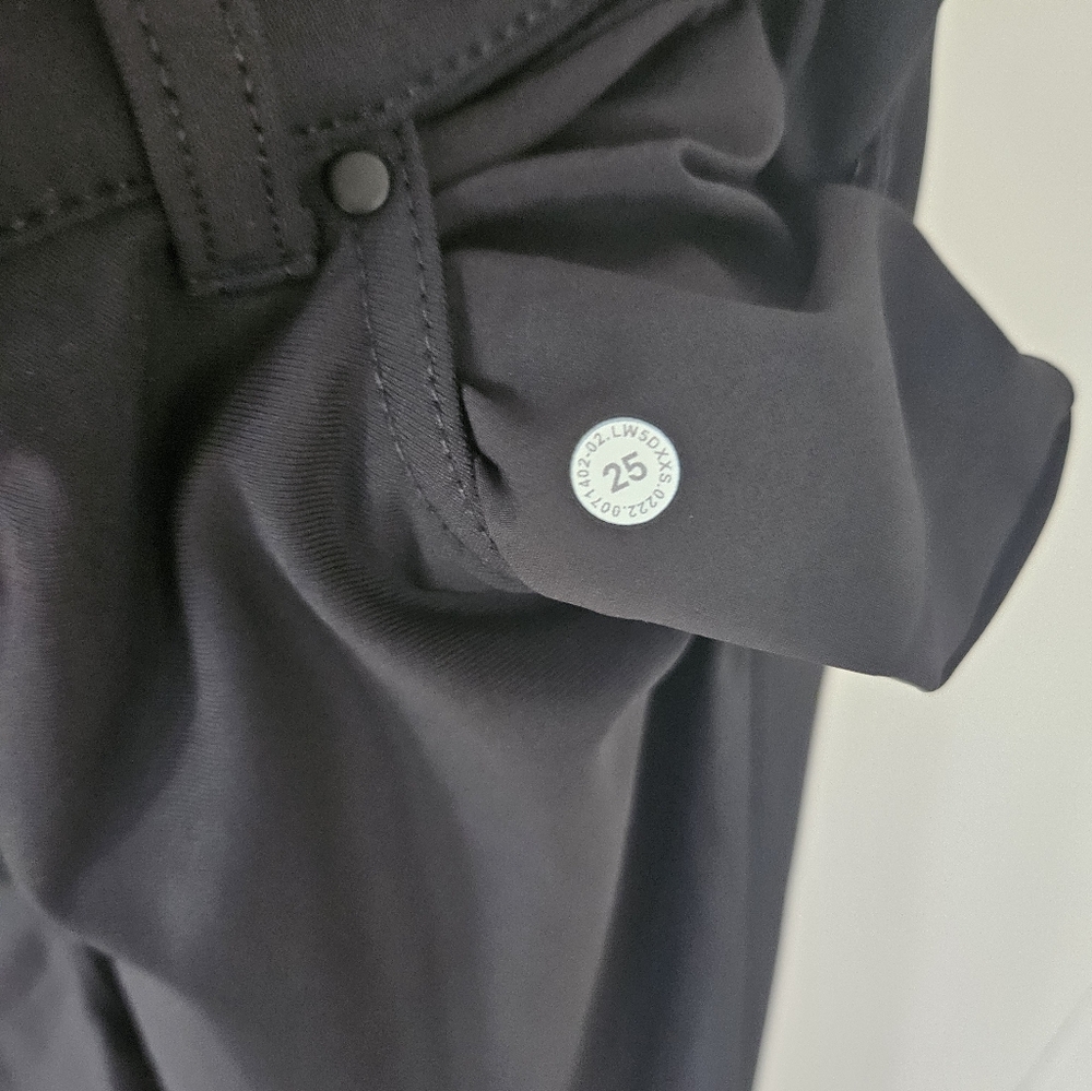LULULEMON CITY SLEEK 5 POCKET BLACK PANT - Picture 8 of 8